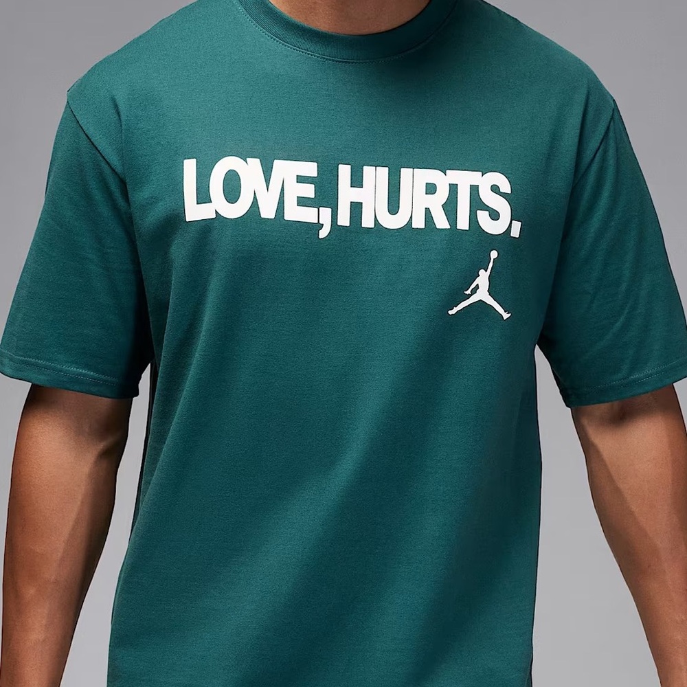 Nike Jalen Hurt “Love Hurts) Jordan Teal T-Shirt